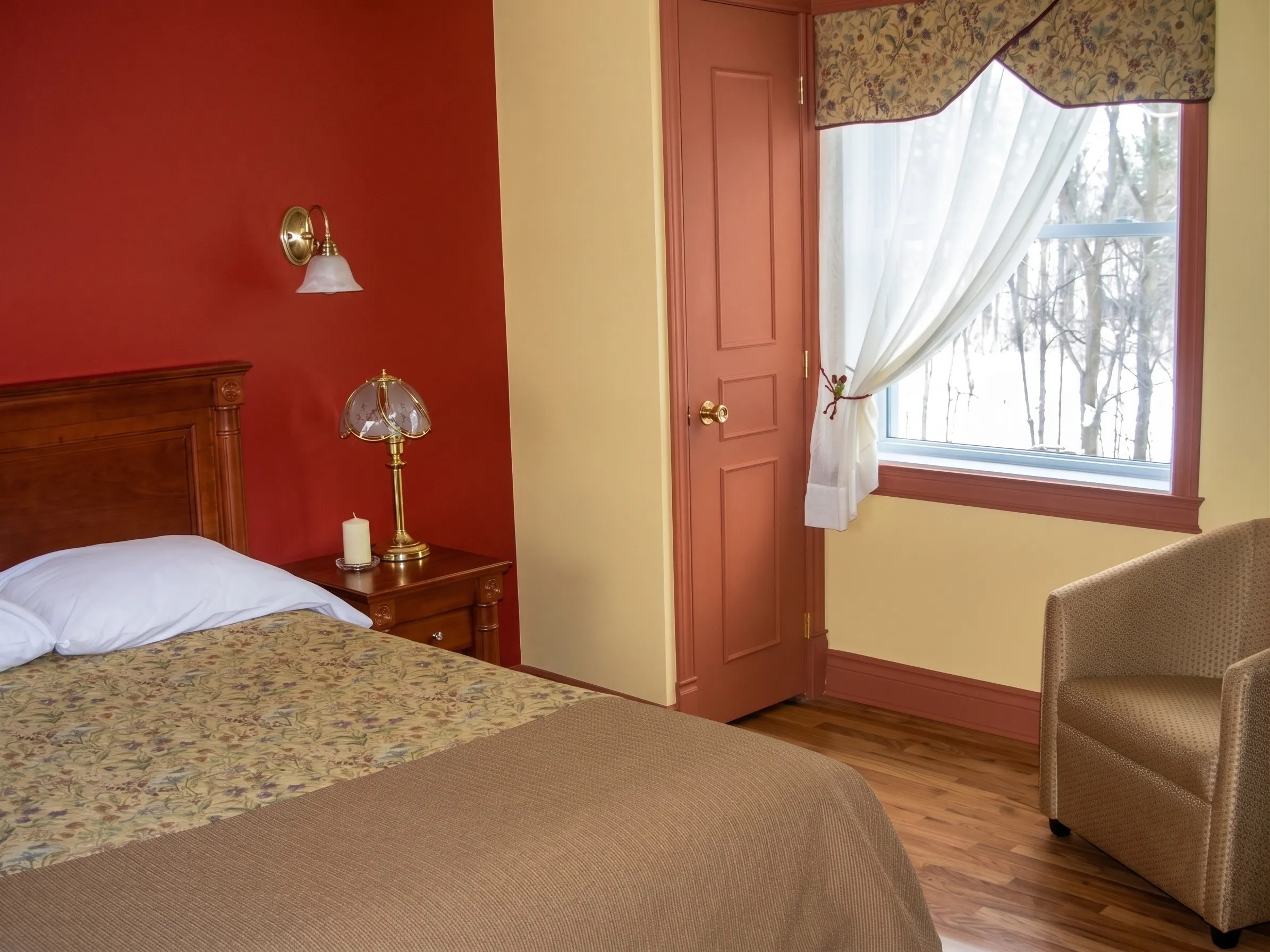 Chambre deluxe avec deux lits Queen — Motel Au P'tit Sapin